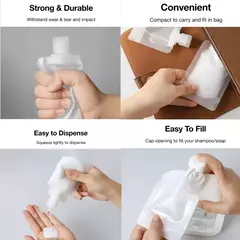 Envase Doypack con tapa. 3 tamaños. Precio por unidad. - Capkelitos mayorista