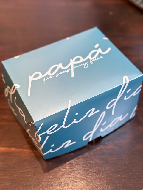 Caja rectangular "Día del padre". Precio por unidad. - comprar online