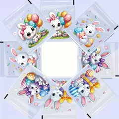 Bolsa opp "Conejos cute". Pack por 10 unidades. - comprar online