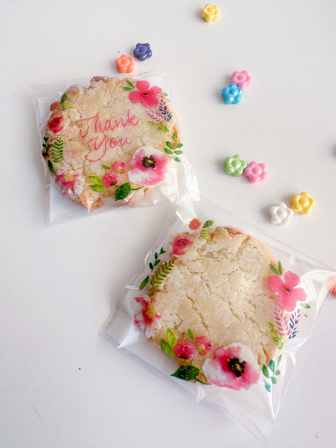 Bolsa opp "Marco floral" 2 tamaños. Pack por 10 unidades.