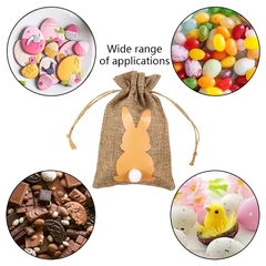 Bolsa arpillera conejo de 10x15 cms. Precio por unidad. - Capkelitos mayorista