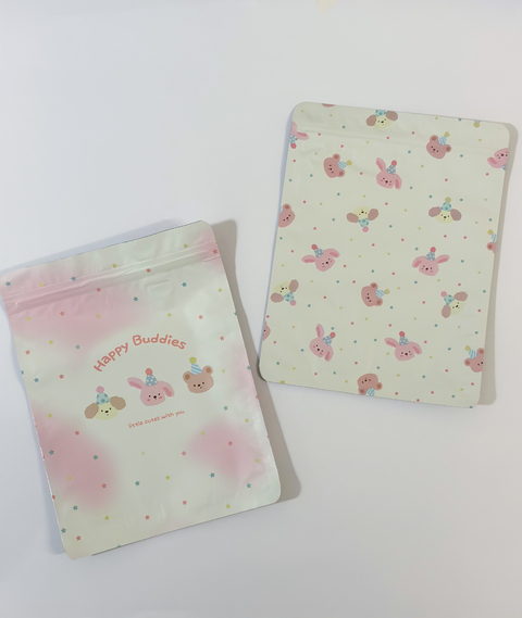 Bolsas con cierre hermético perritos y ositos rosas. Precio por unidad. - comprar online