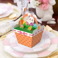 Caja canasta con conejo. Precio por unidad - comprar online