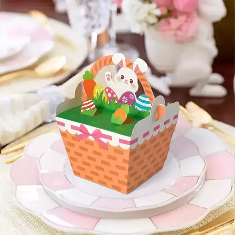 Caja canasta con conejo. Precio por unidad - comprar online