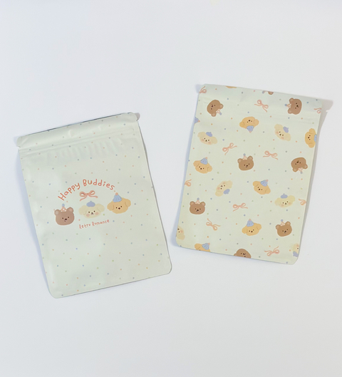 Bolsa con cierre hermético ositos y perritos con bonete. Precio por unidad. - comprar online