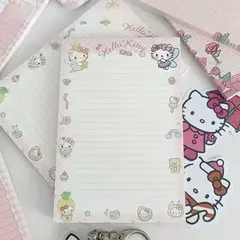 Block de notas x 50 hojas. Temática Kitty.