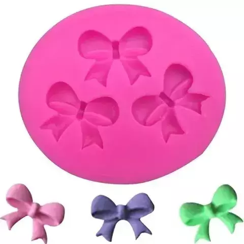 Molde de silicona "moñitos" - comprar online