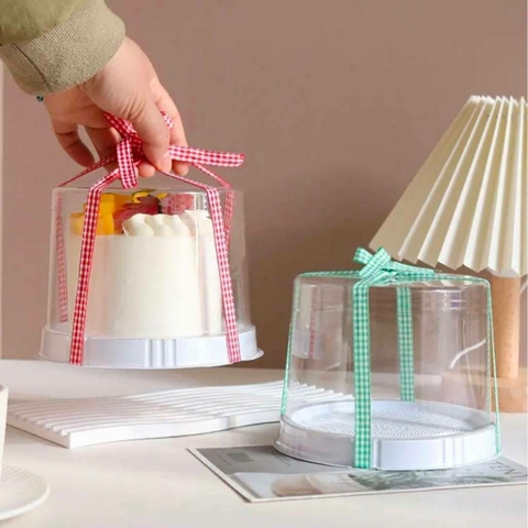 Caja pet circular. Ideal minitorta. Precio por unidad. - comprar online