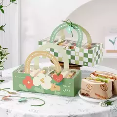 Caja maleta cuadrille ó flores. Precio por unidad.