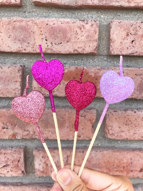 Velas de corazón