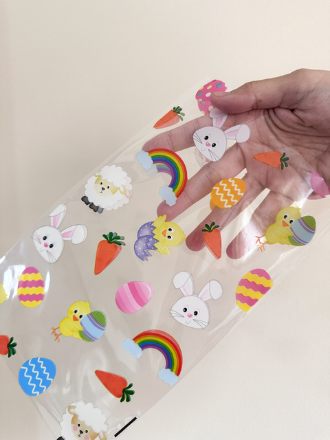 Bolsa transparente pascuas. Pack por 10 unidades.