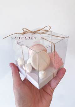 Caja de acetato de 7x7x7 cms. Precio por unidad.