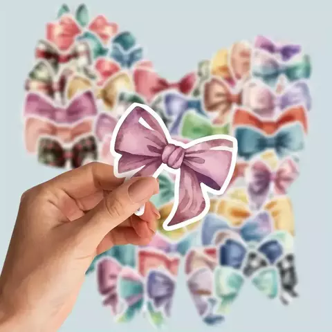 Pack de Stickers moño x 50 unidades