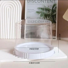 Caja pet circular. Ideal minitorta. Precio por unidad. - tienda online
