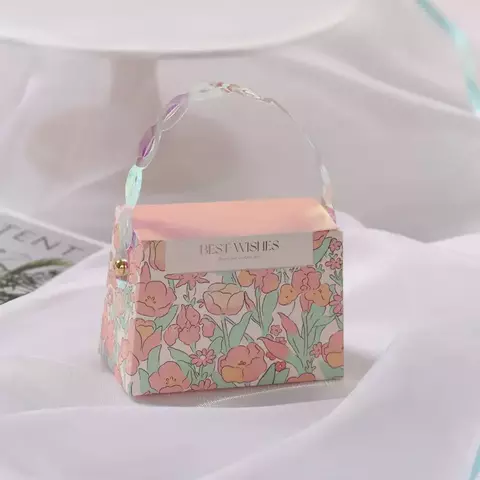 Caja carterita salmón. Varios tamaños disponibles. Precio por unidad.