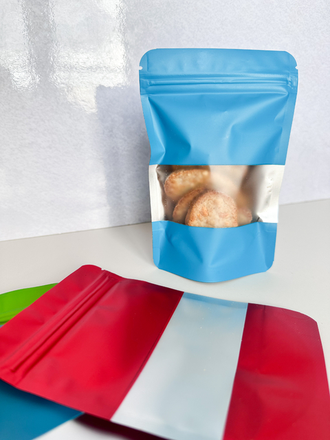 Bolsa doypack turquesa 10x15 cms. Precio por unidad.