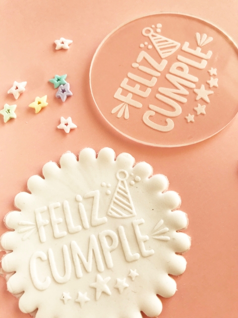 Texturizador "Feliz cumple"