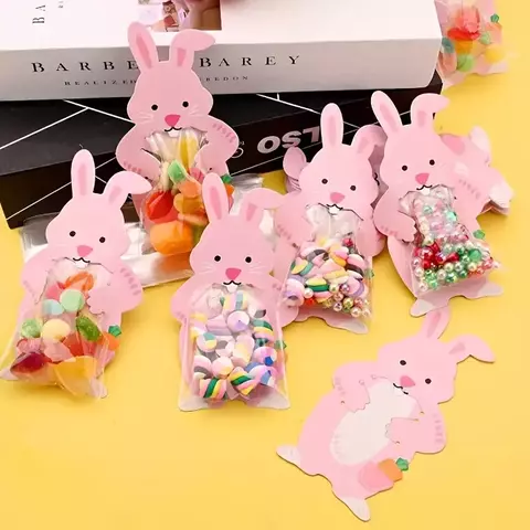 Tarjeta conejo con bolsita. Pack por 10 unidades.