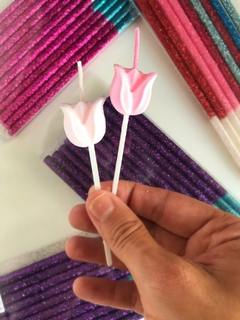 Velas flores en internet