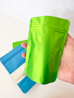 Bolsa doypack verde 10x15 cms. Precio por unidad. - comprar online