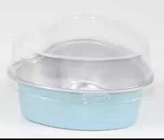 Envase corazón aluminio con tapa. Precio por unidad. - tienda online