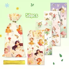 Bolsas diseño "hadas" de 12x27 cms. Pack por 10 unidades. - tienda online