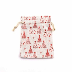 Bolsa arpillera navidad arbolitos. Precio por unidad. en internet