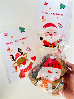 Bolsas Navidad 16x24cms. Pack por 10 unidades.