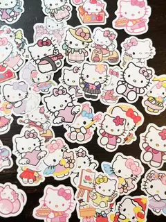 Pack 100 stickers Kitty - comprar online