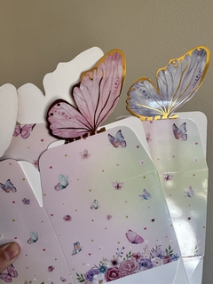 Caja mariposa 10x10x12cms. Precio por unidad. - Capkelitos mayorista