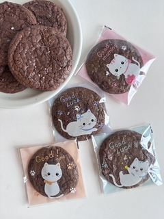 Bolsa opp "Gatitos" 10x10cms. Pack por 10 unidades.