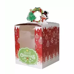 Caja navidad para minipandulce. Precio por unidad. en internet