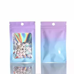 Bolsa con cierre hermético degradé Lila-celeste. Varios colores. Precio por unidad. - Capkelitos mayorista