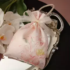 Bolsa de tela de saten. Varios colores disponibles. Precio por unidad. - tienda online