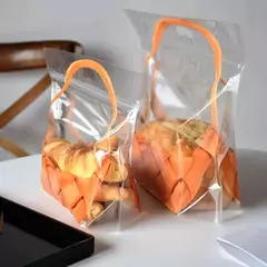 Bolsa con fuelle y cierre hermético transparente "Canasta diagonal". Precio por unidad. - Capkelitos mayorista