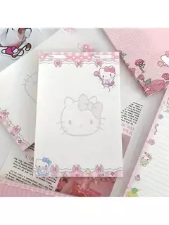 Block de notas x 50 hojas. Temática Kitty. - tienda online