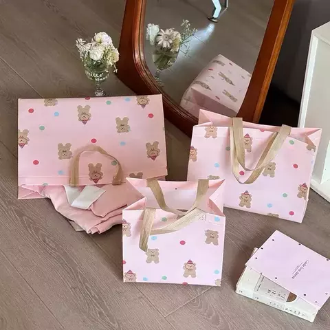 Bolsa de friselina estampada "ositos". Precio por unidad. - comprar online