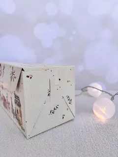 Caja Navidad ilustrada 24x9,5x10 cms. Precio por unidad. - tienda online