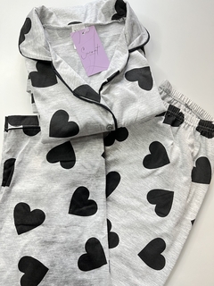 Pijama americano de coração - Secret Lingerie e acessorios
