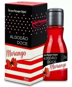 Óleo para massagem Algodão Doce beijavel