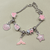 Pulseira Berloque Sereia Rosa - comprar online