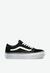 Vans Old Skool Plataforma Black White na internet