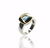 Anillo Light Blue Topaz Oro Blanco 18 Kts. - ARRIGHI JOYAS - - comprar online