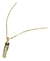 Dije Pendant Barra 7 Diamantes Talla Brillante Arrighi Joyas