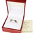 Anillo Compromiso 1 Diamante T/br Oro 18kt. - Arrighi Joyas en internet