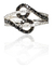 Anillo 48 Diamantes Black & White Oro 8 Kts. - ARRIGHI JOYAS - en internet