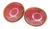 Aros Rodocrosita Oval Veta Ortiz Oro 18 Kt. - Arrighi Joyas