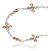 Pulsera Zafiros Muticolor Oro Blanco 18kt - Arrighi Joyas - comprar online