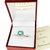 Anillo Esmeralda Central Diamantes Platino - ARRIGHI JOYAS - comprar online