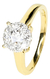 Anillo Compromiso Roseta 11 Diamantes Oro Amarillo 18 Kts. - Arrighi Joyas